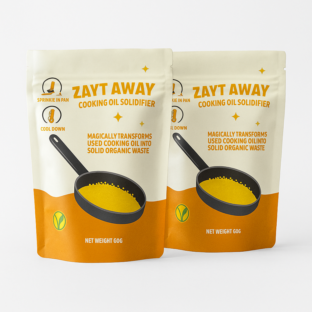 Zayt Away — Cooking Oil Solidifier Powder